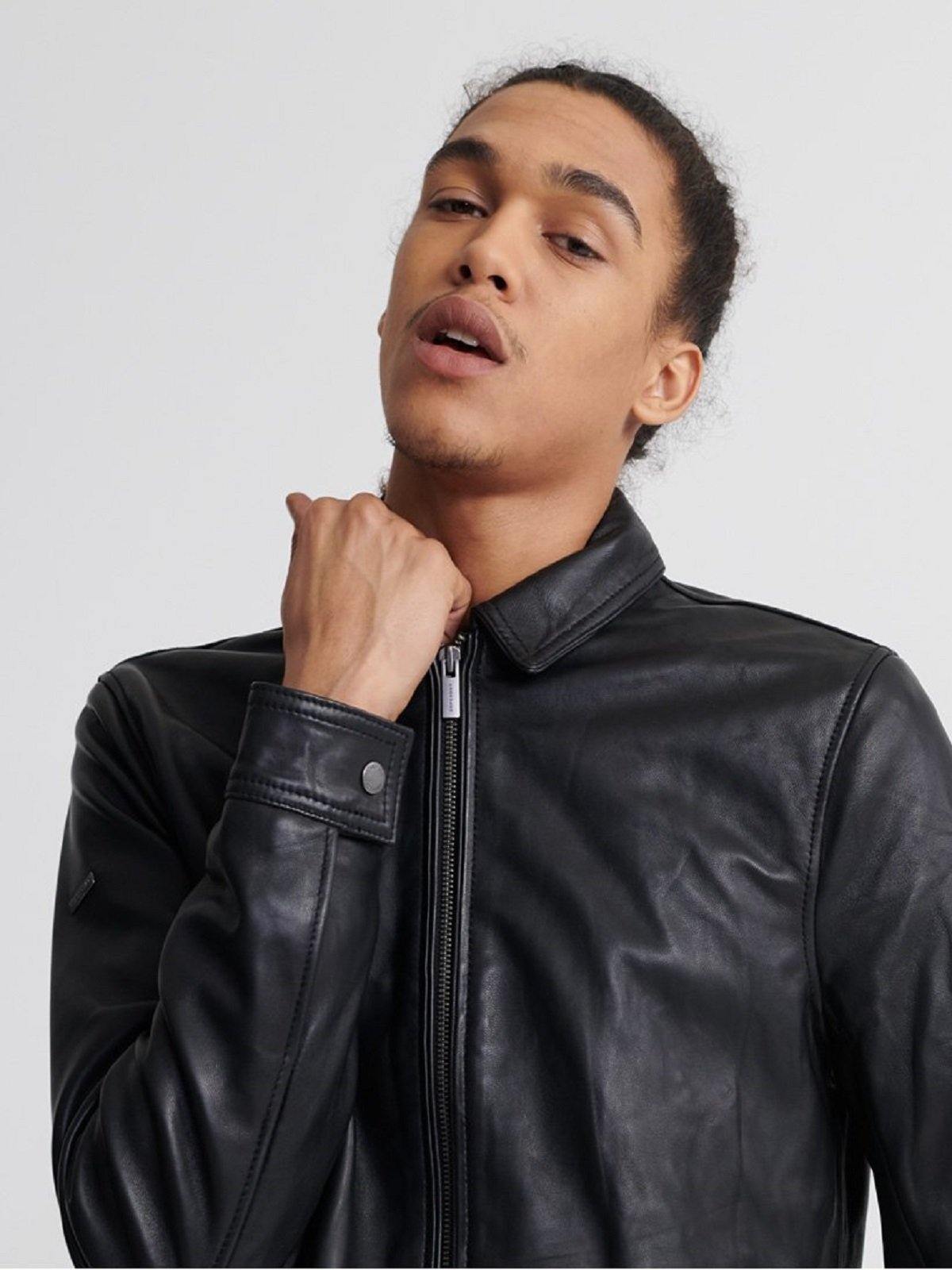 Casual Leather Jacket For Men - Wiseleather