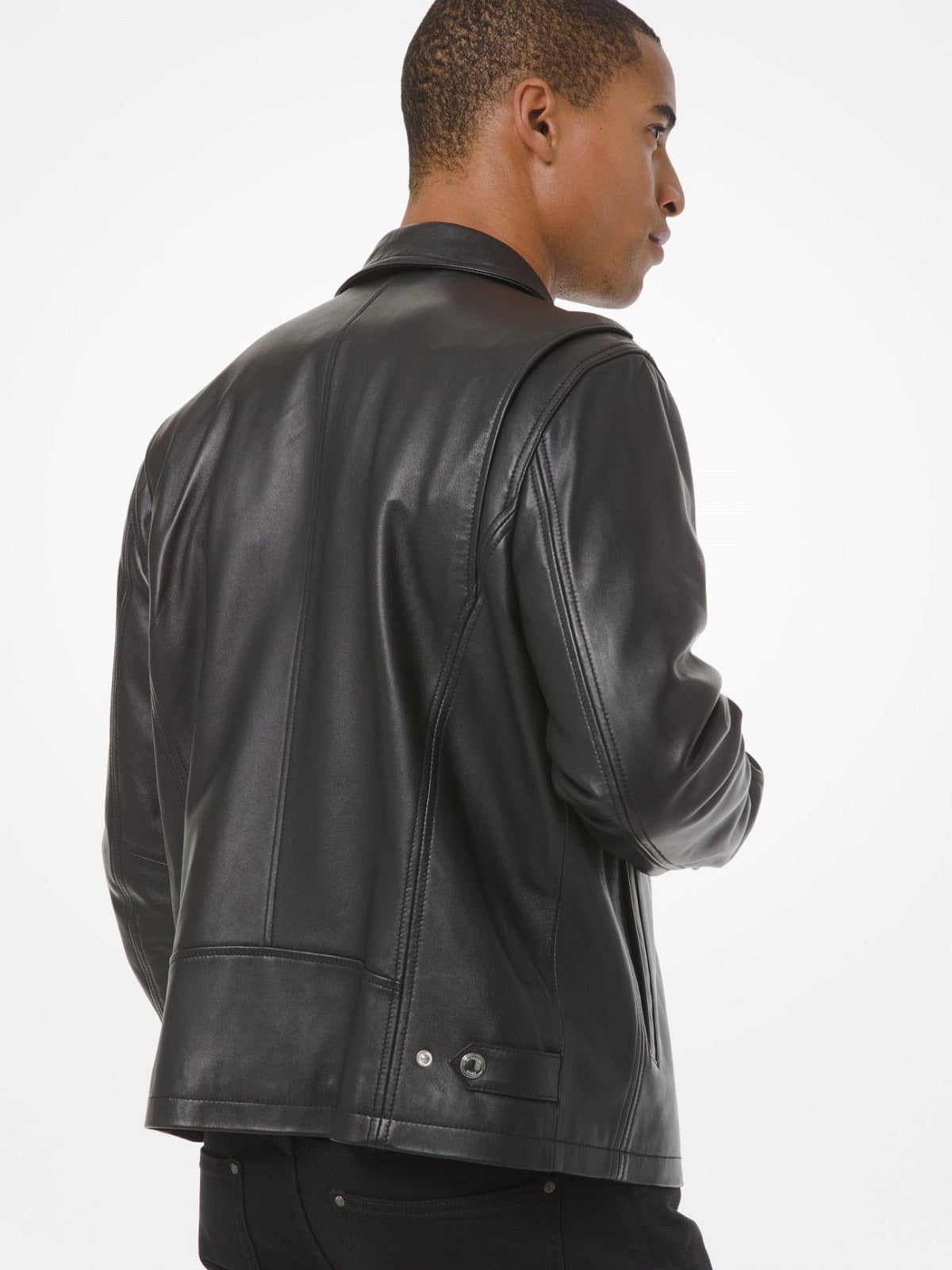 zoom brug Prøv det Men Coach Leather Jacket | Black Leather Jacket Mens | Men Jacket