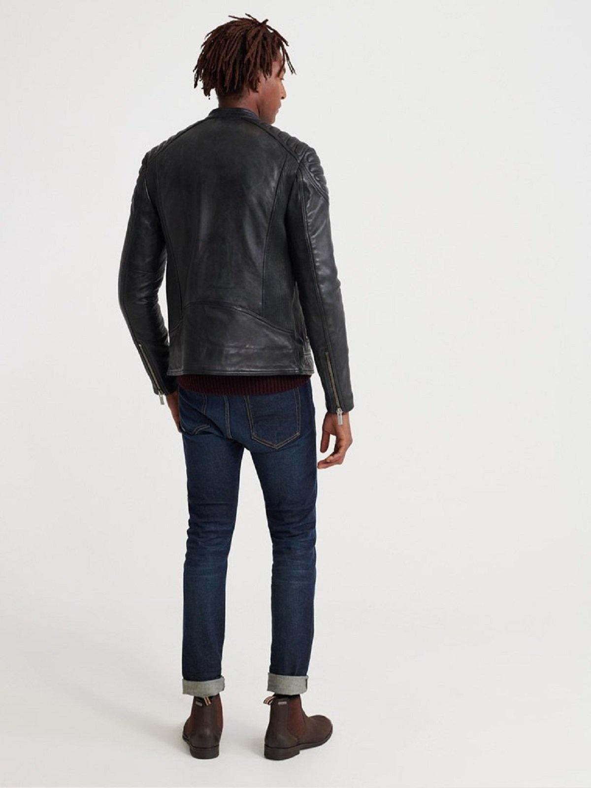 City Racer Leather Jacket For Men - Wiseleather