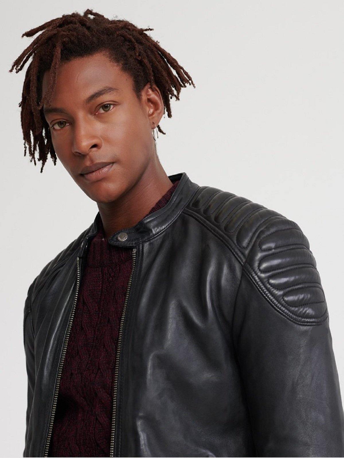 City Racer Leather Jacket For Men - Wiseleather
