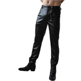 Mens Skinny Leather Pants - Wiseleather