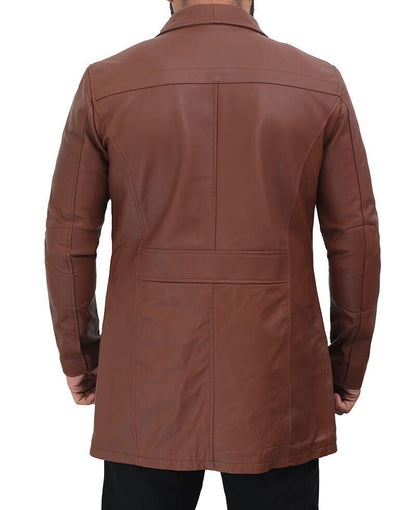 Bristol Mens Real Leather Jackets in Brown - Wiseleather