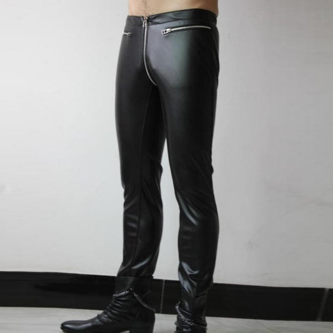 Mens Fashion Leather Pants - Wiseleather