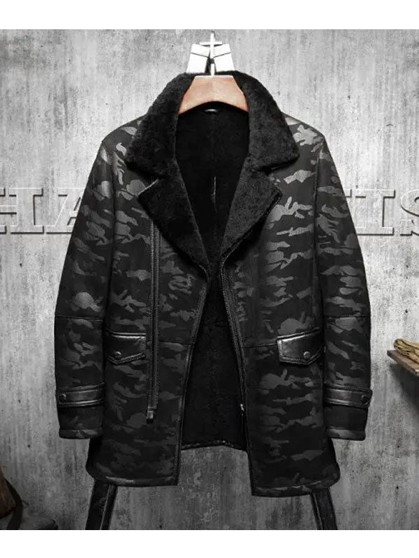 shearling coat mens