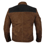 star wars light brown style leather jacket