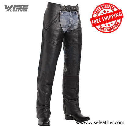 Heavy Duty Leather Riding Chaps