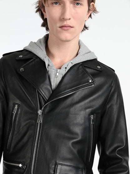 Men Stylish Biker Leather Jacket