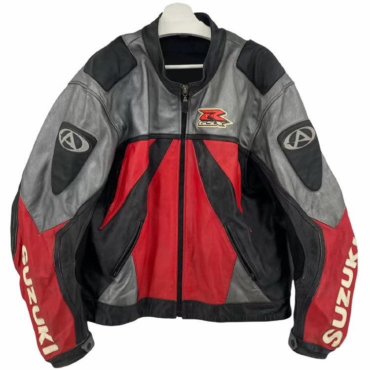 Suzuki GSXR Elite Motorcycle Racing Leather Jacket