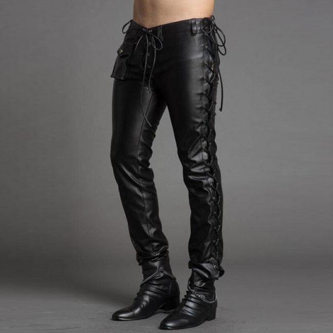 Chain Reaction Leather Pants - Wiseleather