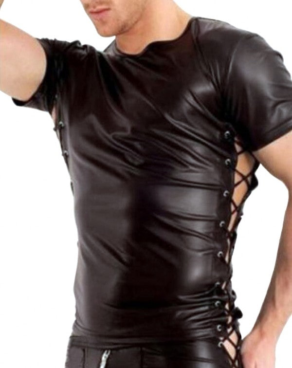Tight Leather Shirt - Wiseleather