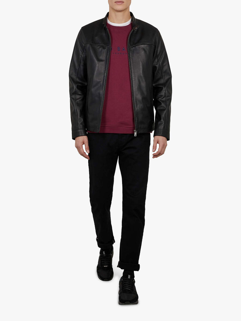 Men Modish Leather Jacket | Black Leather Jacket Mens | Men Jacket